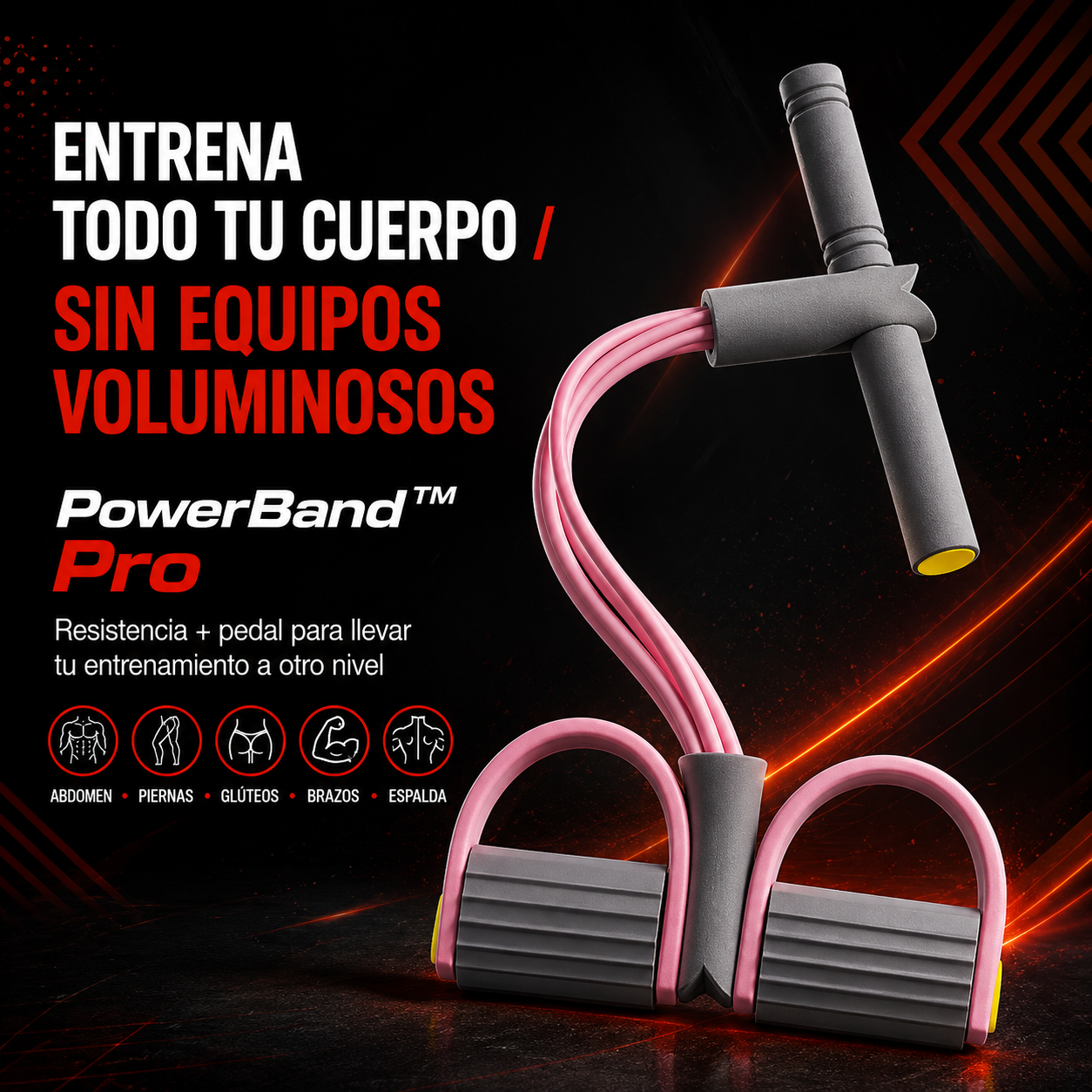 PowerBand™ Pro — Bandas de Resistencia con Pedal