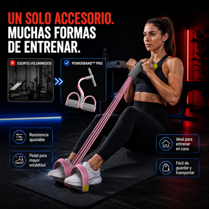 PowerBand™ Pro — Bandas de Resistencia con Pedal