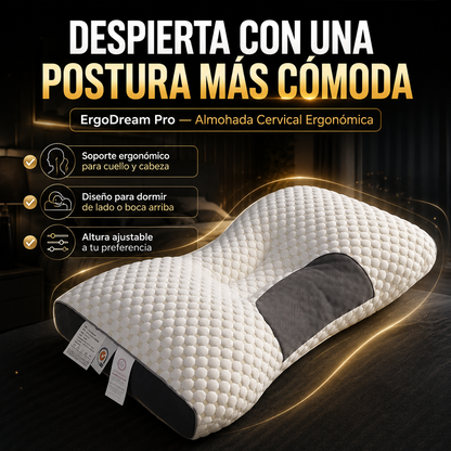 🌙 ErgoDream Pro - Almohada Cervical Ergonómica
